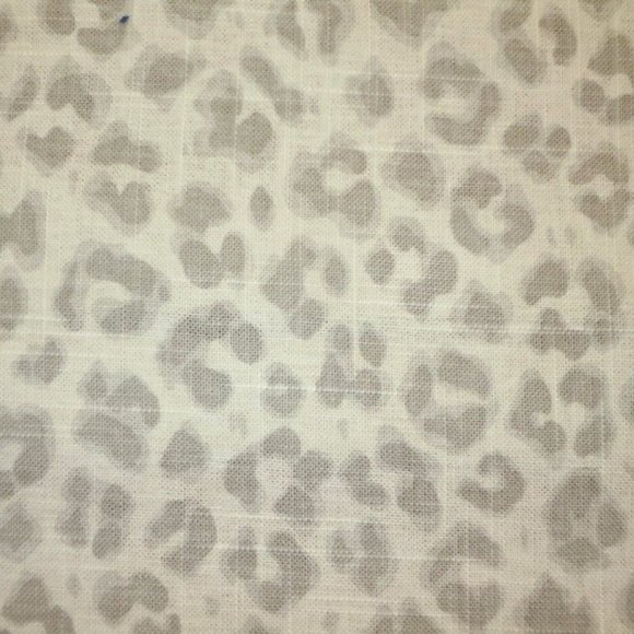 Linen Cheetah Ash Linen Fabric - Picture 5 of 6